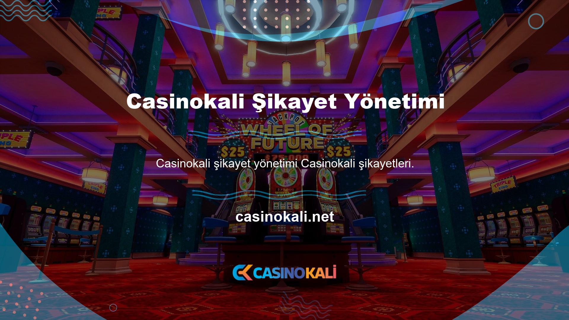 Üyelik sürecinizi, güncellenmiş adresle tekrar etkinleştirilen Casinokali girişi ile anında tamamlayabilirsiniz